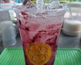 Hình bước làm 2 của món Soda việt quất