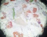 A picture of step 3 of Cheesy semolina uttapam with italian touch.