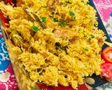 A picture of step 5 of Chicken pulao.