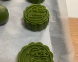 脆皮抹茶紅豆月餅的食譜步驟11照片