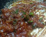 A picture of step 3 of Paneer jalfrezi.
