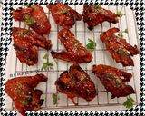 A picture of step 5 of Korean crispy baked chicken wings.