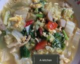 Foto langkah ke 6 dari resep Simple Tumis sawi hijau sawi putih.