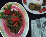 Foto langkah ke 6 dari resep Rendang Jengkol & Daun Singkong Magicom #tantanganakhirtahun.