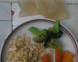 Foto langkah ke 2 dari resep Mpasi 7bulan menu 4 bintang oat ayam chiaseed enak bergizi.
