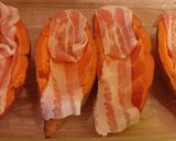 Töltött édesburgonya recept fázis 2 fotója