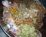A picture of step 2 of Smoked chicken handi.