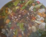 Foto langkah ke 9 dari resep Asem asem buncis wortel ayam.