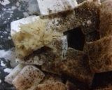 A picture of step 1 of Chilli cheese.