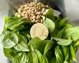 A picture of step 1 of Basic Pesto.