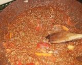 A picture of step 9 of Spaghetti Bolognese.