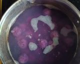 Foto langkah ke 2 dari resep Ube Tang yuan Kuah Susu.