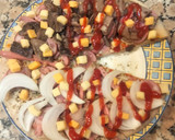 Foto del paso 5 de la receta: Pizza carnívora jugosa y económica estilo comecocos