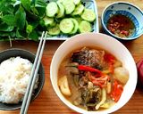 Hình bước làm 4 của món Cá đối Nhật om dưa