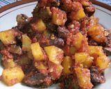 Foto langkah ke 5 dari resep Balado Kentang Ati Ampela Part 2.