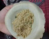 A picture of step 4 of Mava stuff Gujiya.
