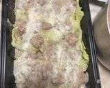 A picture of step 6 of Savoy Cabbage Lasagna with Spiced Cinnamon Ragu.