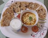 કોર્ન સબ્જી વીથ તીલ પરાઠા રેસીપી સ્ટેપ5ફોટો