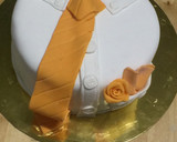 Foto del paso 14 de la receta: Tarta Día del Padre Camisa Fondant