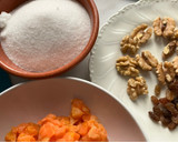 Foto del paso 1 de la receta: Pumpkin-pie 🎃 con harina integral y frutos secos