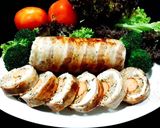 รูปขั้นตอนการทำที่ 5 ของ อกไก่ม้วน/อกไก่ม้วนรับอรุณ (Grilled Chicken Rolls)