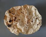 A picture of step 2 of Masala papad.