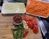 รูปขั้นตอนการทำที่ 1 ของ ส้มตำไทย