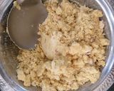 A picture of step 3 of Besan ladoo.