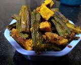 Kurkure Bhindi and Aloo Crunchy Lady's finger and Potatoes recipe step 3 photo