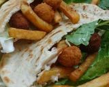 A picture of step 4 of Chicken Popcorn Shawarma.