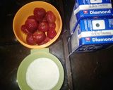 Foto langkah ke 1 dari resep Strawberry milk.