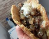 Foto del paso 15 de la receta: Arepa rellena de "carne bbq" y queso...🍘🧀🍘🧀😜😛😝