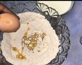 A picture of step 2 of Nutella roll.