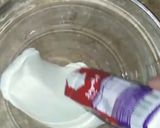 A picture of step 2 of Frosting ganache.