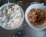 A picture of step 1 of Spinach Walnut Momos.
