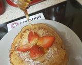 A picture of step 5 of My Strawberries and Honeyed Pancakes 💟.