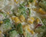 Foto del paso 5 de la receta: Gratinado de coles de bruselas y choclo 🌽