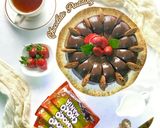 Foto langkah ke 4 dari resep Chocolate Pudding with Vanilla Vla.