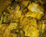 Foto langkah ke 6 dari resep Pepes ayam bumbu kuning.