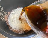 A picture of step 4 of Japanese Beef Rice (牛おこわ).