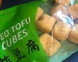 A picture of step 1 of Fried stuffed tofu (Vegetarian).