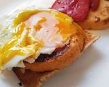 Foto del paso 5 de la receta: Hamburguesas de salmón y merluza con huevo y pimientos