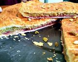 Une image de l'étape 8 de Galette des rois framboises-pistaches.