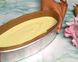 Foto langkah ke 7 dari resep PANDAN SPONGE CAKE| LEMBUT SELEMBUT OGURA CAKE,METODE ALL IN ONE.