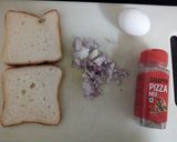 A picture of step 1 of Pizzamelette.