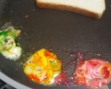 Foto langkah ke 8 dari resep 1. Roti bakar rainbow/toast rainbow mozarella chesee.