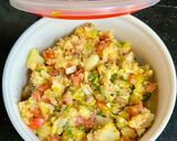 A picture of step 1 of Aloo Ka Chokha.