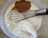 Une image de l'étape 2 de Flan healthy aux poires et canelle 😉 gluten free.