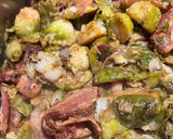 A picture of step 5 of Thanksgiving Bacon 🥓 Brussel Sprouts.