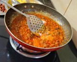 A picture of step 5 of Pulihora.